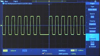 How to Set Up Oscilloscope PulseWidth Triggering Part 3 [upl. by Ener]