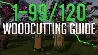 Runescape 3  199120 Woodcutting guide 2022 [upl. by Damicke]