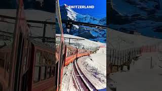 Switzerland train awesome view trending YouTube short video [upl. by Nihhi]