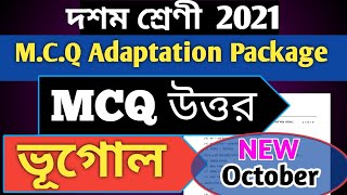 Class10 Geography MCQ Adaptation Package AnswerOctoberModel Activity MCQ Task Class 10 Geography [upl. by Nixon]