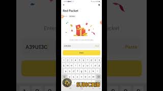 Binance Red Packet Code 28  11  2024 😎😎 [upl. by Rezeile]