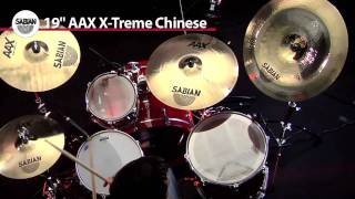 SABIAN 19quot AAX XTreme Chinese [upl. by Ecirtaed644]