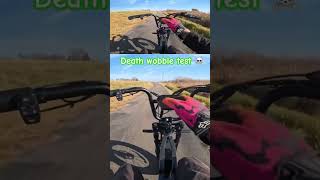 Does your bike pass the death wobble test ebike mtb build balance death [upl. by Gene]