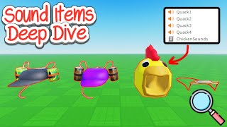 Roblox Studio Deep Dive in The 4 Sound Accessories [upl. by Bevash]