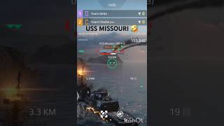 Epic Battle Destroying USS Missouri in Modern Warships [upl. by Otha]