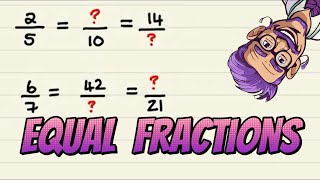 How to find Equivalent Fractions  Grade 5 to 7 Math [upl. by Dotti]