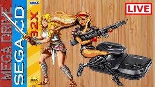 DOMINGOU com MEGA DRIVE  SEGA CD  32X ao Vivo [upl. by Ettenyl]