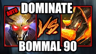 SOULDRINKER amp GAIUS DOMINATE BOMMAL 90   YOU DIE YOU WIN   Test Server  Raid Shadow Legends [upl. by Brace]