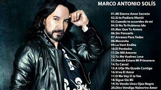 Marco Antonio Solis sus mejores exitos  30 Exitos Mix [upl. by Lilak]