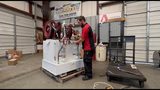 Building A TPL 236983 2Product Lube Skid in 60 Seconds [upl. by Melliw670]