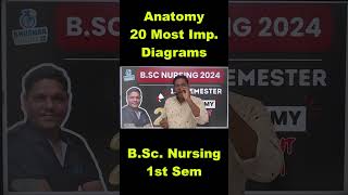 1ST SEMESTER ANATOMY BSc NURSING 20 MOST IMP DIAGRAM 2024  BHUSHAN SCINECE  NURSING INC SYLLABUS [upl. by Belamy416]