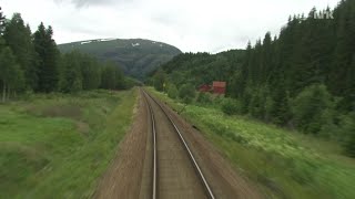 956 Hours Train Journey to the Norwegian Arctic Circle SUMMER 1080HD SlowTV [upl. by Chesney]