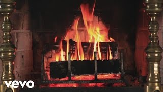 Band of Merrymakers  Snow Snow Snow Yule Log Video [upl. by Marsha477]