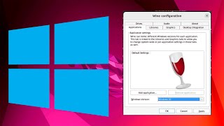 Install Wine on Ubuntu 2204 LTS Linux  Running Windows Programs on Linux [upl. by Dlorej]