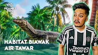 Planet Zoo Franchise Mode  Hewan Pertama Nusantara Zoo Asian Water Monitor [upl. by Nnire]