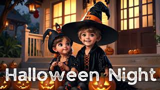 🎃 Halloween Night 👻  Spooky Nursery Rhymes Spooky Kids Song [upl. by Isidora147]