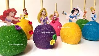 Manzanas de Princesas con Chocolate [upl. by Yentiw977]