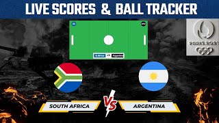 South Africa Vs Argentina Hockey Live Scores amp Updates  FIH Hockey Paris Olympics 2024 Women [upl. by Anilecram]