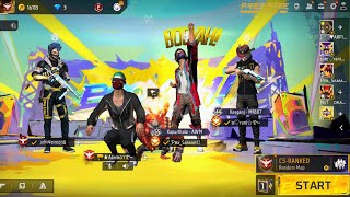 free fire live with Smiley Gamer cs rank pushing an playing lone wolf ff 2bgamer nonstopgaming [upl. by Saltzman]