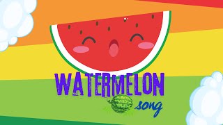 Watermelon Song  Grow Your Own Watermelons in Easy Steps  KUN Art [upl. by Hnib]