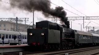 Pt4765 amp pociąg specjalny quotWieżycaquot  Steam locomotive Pt4765 amp special train quotWiezycaquot HD [upl. by Woodring520]