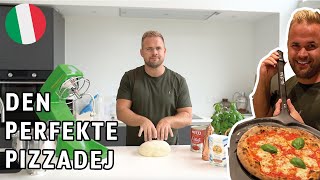 Lav den perfekte italienske pizzadej 4 ingredienser [upl. by Pope]