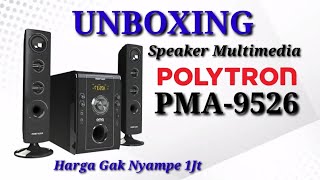 Unboxing Speaker Multimedia Polytron PMA9526 [upl. by Notrab]