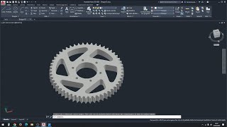 Realizzare una corona dentata 3D su Autocad  Prof Paolo Mosca [upl. by Carmina]