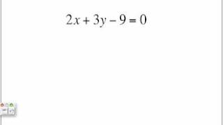 Rearranging Line Equations into Slope Intercept Form [upl. by Kreda]