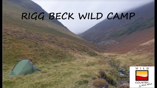 RIGG BECK WILD CAMP via Buttermere ft WILD COUNTRY HELM 1 COMPACT [upl. by Aihcela660]