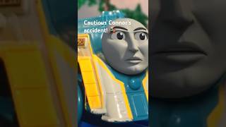 Cautious Connor has an ACCIDENT 🚂😳 thomasandfriends train thomasthetankengine thomas [upl. by Rai]