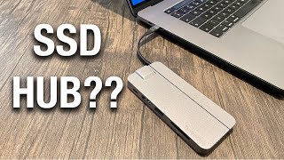 The ULTIMATE MacBook Hub Adapter with a SSD inside  TurboHub [upl. by Hakaber]