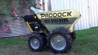 Paddock Power Wheel Barrow  Demonstration amp Review [upl. by Rea]