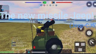 The New JeepCJ5 missile jeep lol  Roblox Polybattle [upl. by Angell665]