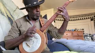 Mountain banjo skipping  clawhammer mountain banjo [upl. by Nwahc640]