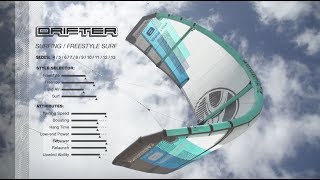 2018 Drifter Kite Cabrinha Kitesurfing [upl. by Belmonte]