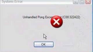 Pong Error [upl. by Nevar]