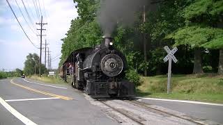 WSRR Flagg Coal 040T 75 Crossing Wormans Mill Crossing [upl. by Aennaej]