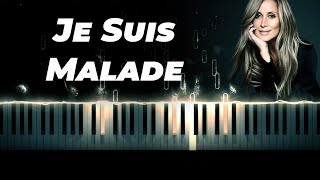 Lara Fabian  Je Suis Malade  piano karaoke instrumental cover [upl. by Portia]