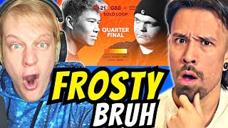 FROSTY vs SXIN  GBB 21 REACTION with indicatorbeatbox [upl. by Guimar22]