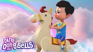 लकड़ी की काठी  Lakdi ki kathi v2  Popular Hindi Children Songs Animated Songs by Ding Dong Bells [upl. by Raseac]