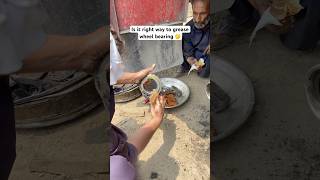 Is it right way to grease wheel bearing grease wheelbearing restoration technology [upl. by Henka30]