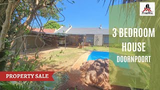 PropWiz Pretoria  Doornpoort  3 Bedroom House Sale  Property and homes for sale in Pretoria [upl. by Klepac]