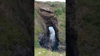 Lundy Bay Cornwall  Sea Eroding The Cliffs Nature Relaxing Sounds [upl. by Odarnoc]