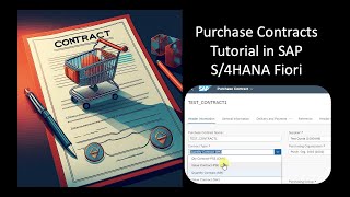 How to create purchase contracts in SAP S4HANA Fiori [upl. by Enaamuj]