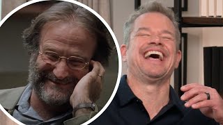 Matt Damon Shares Incredible Robin Williams GOOD WILL HUNTING Story  INTERVIEW [upl. by Hibben]