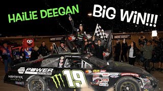 HAILIE DEEGAN WINS AT LAS VEGAS MOTOR SPEEDWAY KampN West DIRT TRACK [upl. by Oakie354]