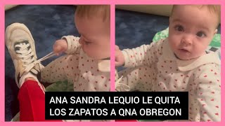 ❤️ANA SANDRA LEQUIO LE QUITA LOS ZAPATOS A ANA OBREGON [upl. by Asined]