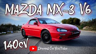 MAZDA MX3 V6 140cv 🔥 CARRO SLEEPER 😈 [upl. by Ardnahs]