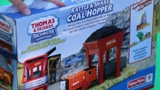 Unboxing Rusty and the Rattle amp Shake Coal Hopper  Thomas and Friends Trackmaster Set [upl. by Alta]